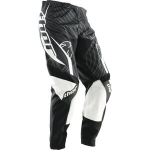 THOR MX Racing Phase Off Motocross Pants Black and White Size 30